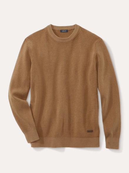 Komfort Ripp-Pullover Camel Komfort Ripp-Pullover Camel