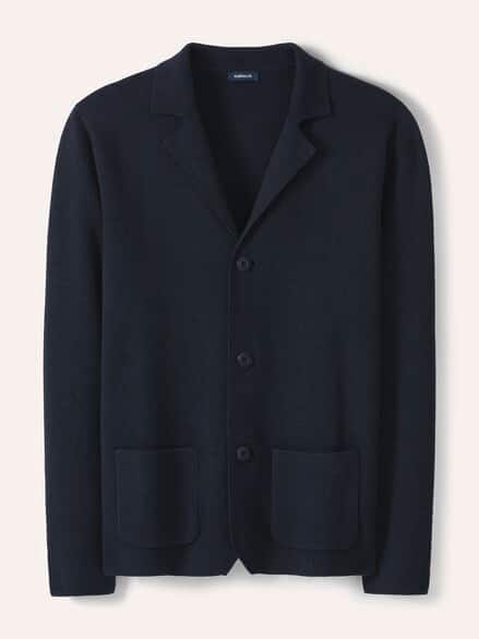 Milano Rib Blazer Navy Milano Rib Blazer Navy