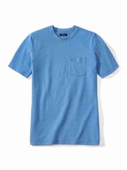 Extraglatt T-Shirt Mittelblau Extraglatt T-Shirt Mittelblau