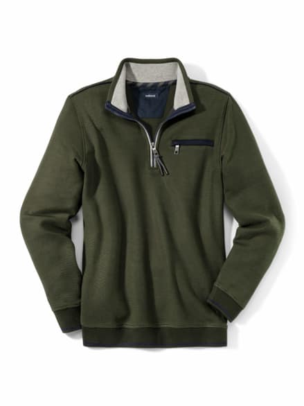 Easycare Struktur-Troyer Bicolor Kieferngrün Easycare Struktur-Troyer Bicolor Kieferngrün