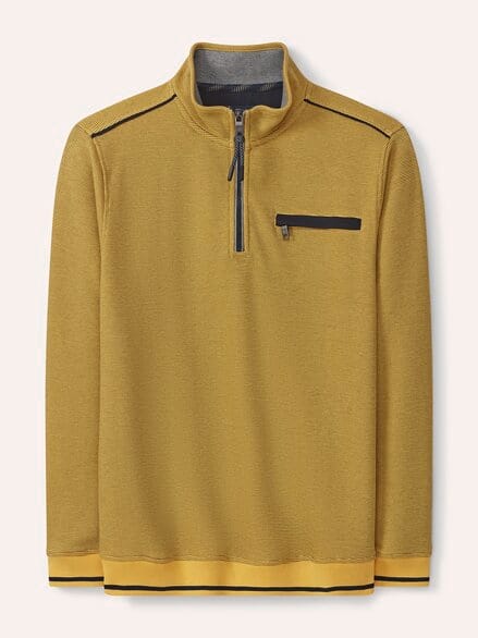 Easycare Struktur-Troyer Bicolor Akaziengelb Easycare Struktur-Troyer Bicolor Akaziengelb