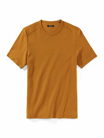 Das zu schade für drunter-Shirt Safran