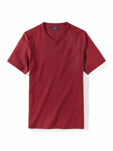 Zu schade für drunter-Shirt V-Neck Rot