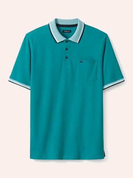 Pique-Polo Hitzefrei Uni Aqua