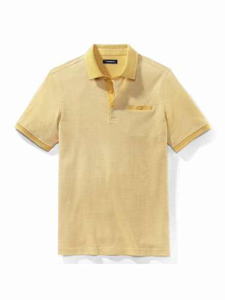 Extraglatt-Polo Bestklima Goldgelb Extraglatt-Polo Bestklima Goldgelb