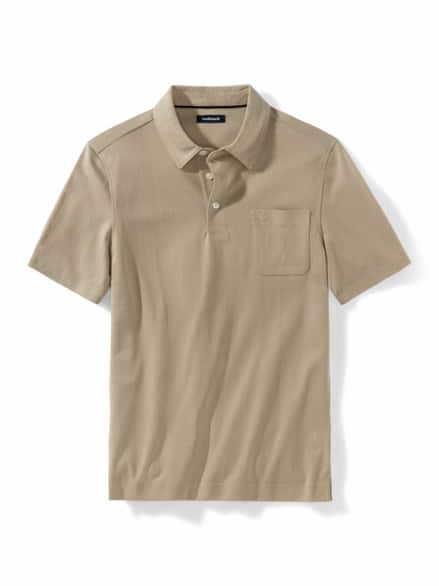 Tausend-Poren-Polo Safari Beige