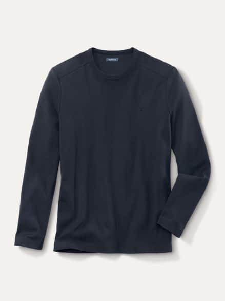 Langarm Zu schade für Drunter-Shirt Marine