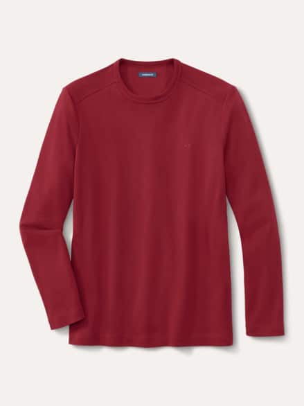 Langarm Zu schade für Drunter-Shirt Rot Langarm Zu schade für Drunter-Shirt Rot