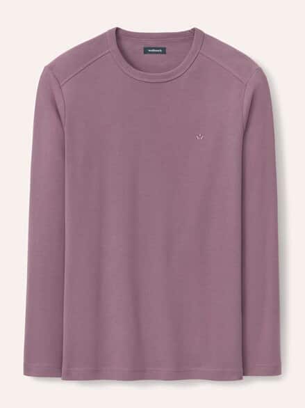 Langarm Zu schade für Drunter-Shirt Rosenholz Langarm Zu schade für Drunter-Shirt Rosenholz
