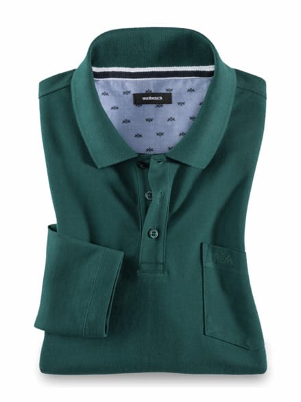 Pique-Polo Pima Cotton Dunkelgrün Pique-Polo Pima Cotton Dunkelgrün