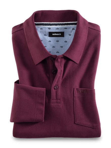 Pique-Polo Pima Cotton Burgund Pique-Polo Pima Cotton Burgund