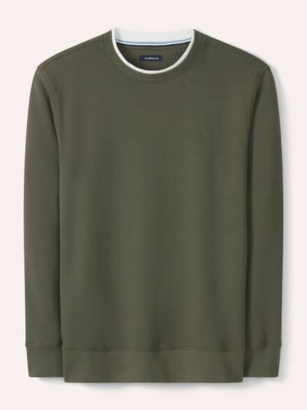 Leicht-Sweatshirt Oliv