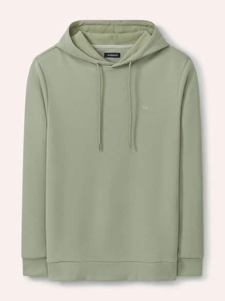 Easycare Kapuzen-Sweatshirt Lindgrün
