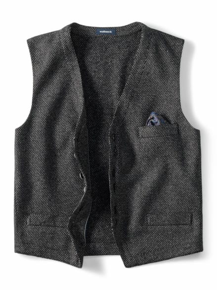 Struktur-Komfort Weste Schwarz Struktur-Komfort Weste Schwarz