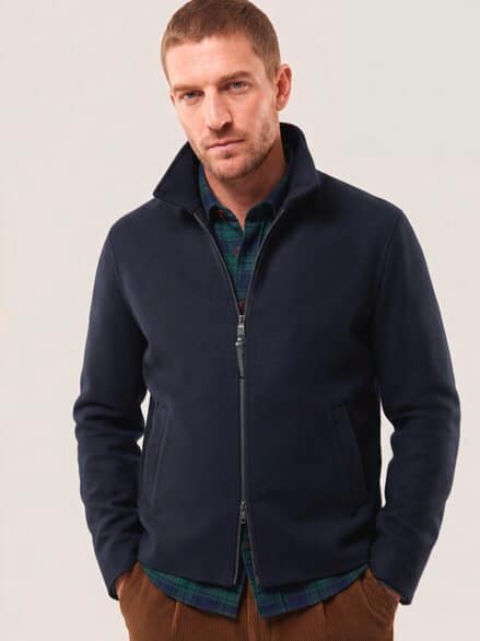 Doubleface Blouson Marine