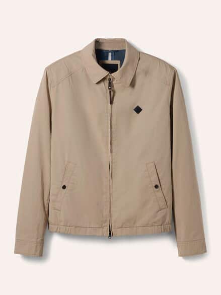 Baumwoll Blouson Beige