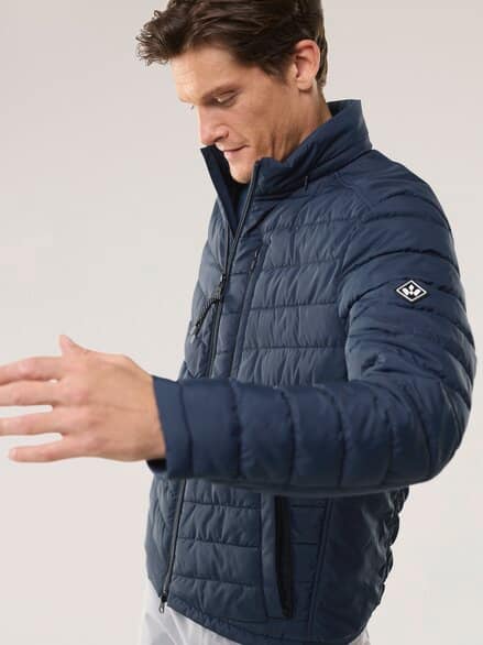 Klima Leichtsteppjacke Marine