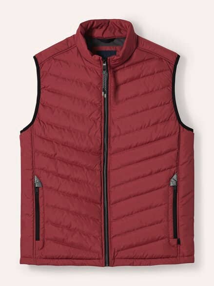 Klima Leichtsteppweste Rot