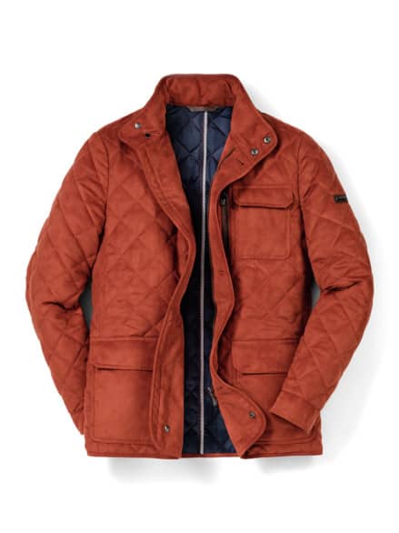 Ultraskin Leichtstepp Jacke Zimt