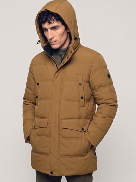 Aquastop Steppjacke 2.0 Cognac