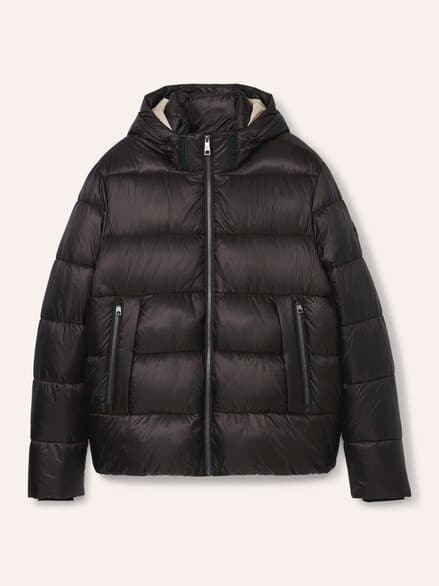 Leichte Steppjacke mit Thermozone Dunkelbraun