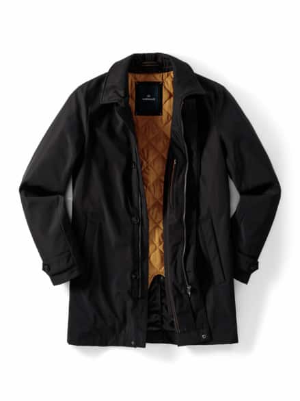 4-Jahreszeitenmantel Schwarz 4-Jahreszeitenmantel Schwarz