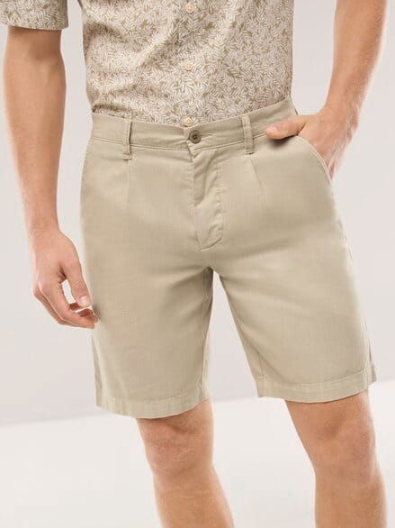 Leinenmix Bermudas Natur