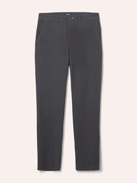 Chino aus Baumwollstretch Dunkelgrau