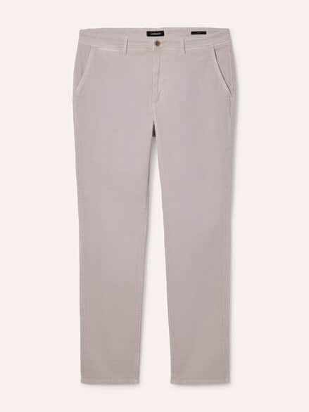 Cordhose aus weicher Baumwolle Offwhite