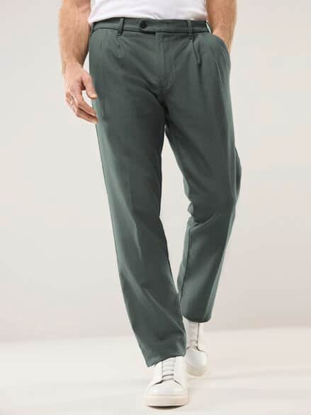 Premium Leinen-Chino Salbei