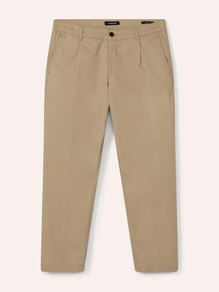 Bundfalten-Chino Feinstruktur Maisgelb Bundfalten-Chino Feinstruktur Maisgelb