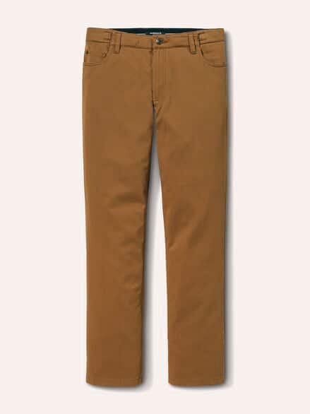 Extraglatt Dehnbund Five-Pocket Safran