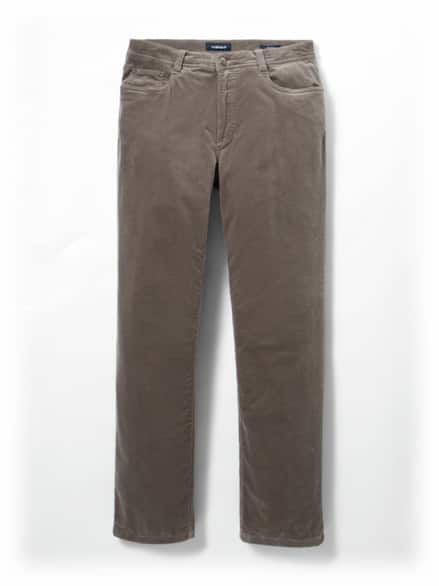 Premium-Cord Five-Pocket Taupe