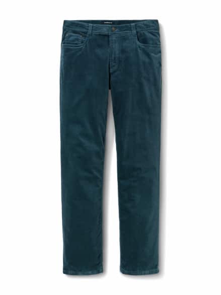 Premium-Cord Five-Pocket Rauchblau