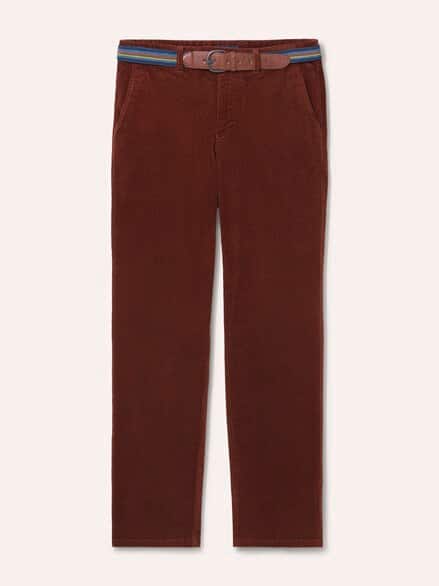 Gürtel-Cord Chino Rostbraun Gürtel-Cord Chino Rostbraun