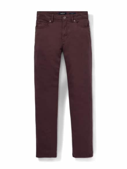 Bicolor Five-Pocket Supersoft Weinrot