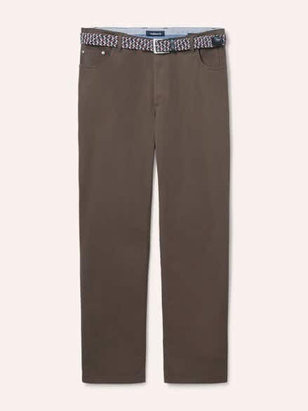 Extraglatt-Stretchbund Five Pocket Braun