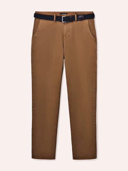Chino inklusive Gürtel Cognac Chino inklusive Gürtel Cognac