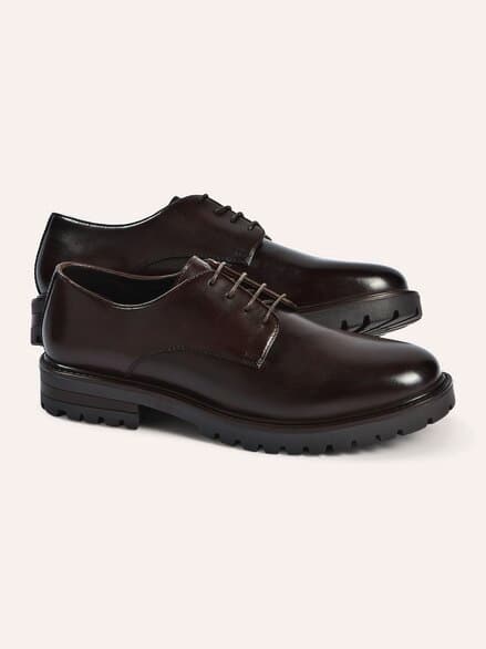 Leder Derby Braun