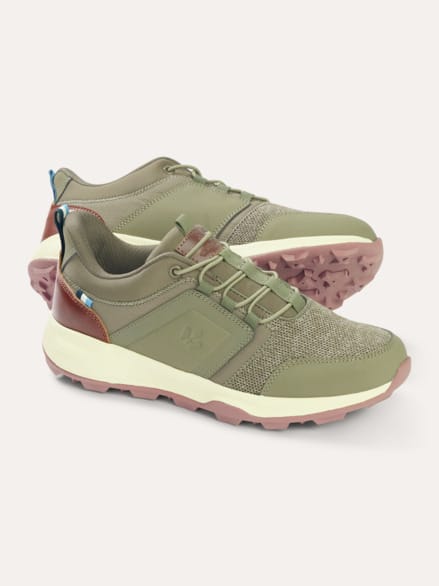 Materialmix Sneaker Mühelos Khaki Materialmix Sneaker Mühelos Khaki