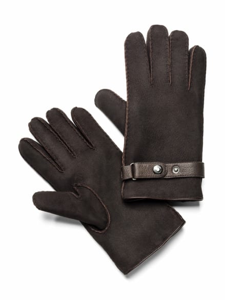 Lammfellhandschuh Braun
