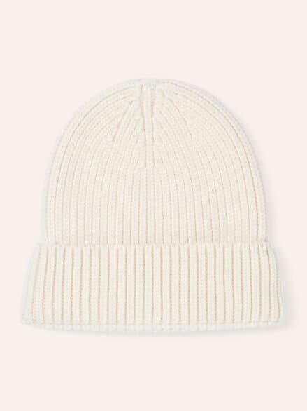Merino-Mütze Beige