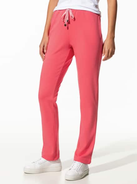 Baumwollstretch Hose Koralle