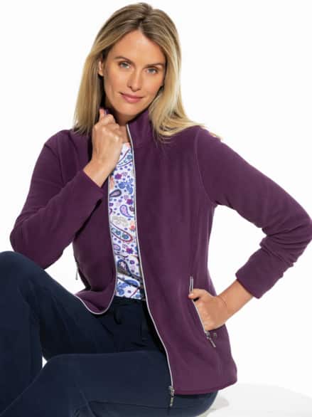 Freizeitjacke Thermo-Fleece Cassis Freizeitjacke Thermo-Fleece Cassis