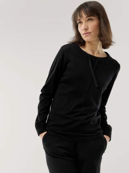 Lounge Strickpullover Schwarz Lounge Strickpullover Schwarz