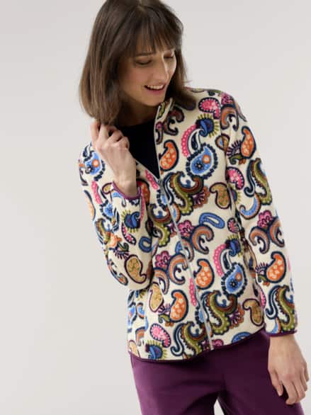Freizeitjacke Thermo-Fleece Paisley Freizeitjacke Thermo-Fleece Paisley