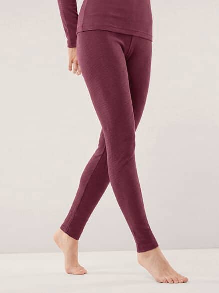 Thermo-Hose Lang Bordeaux gestr.