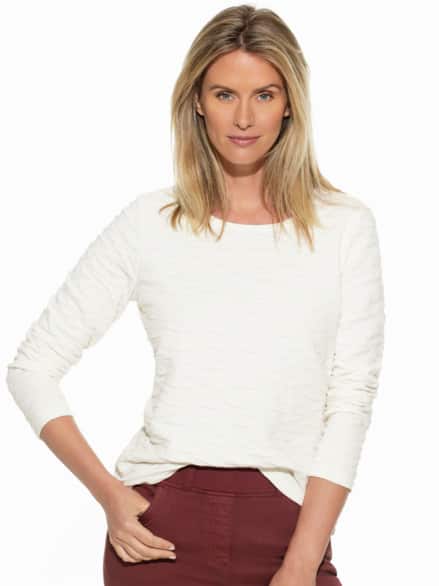 Jacquard-Sweaty 3D Weiß Jacquard-Sweaty 3D Weiß