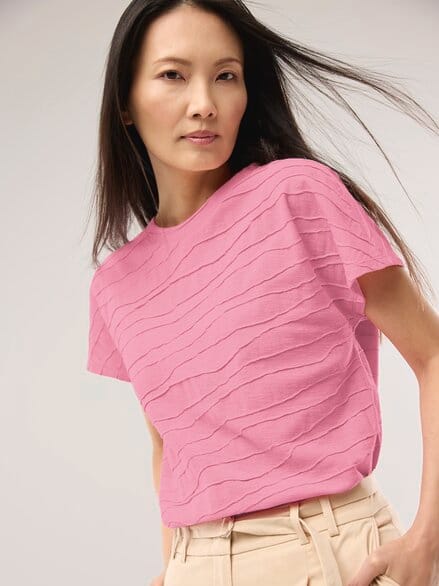 Strukturshirt Welle Nelke Strukturshirt Welle Nelke