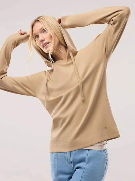 Sweatshirt mit Kapuze Sand Sweatshirt mit Kapuze Sand